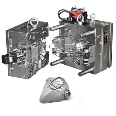 Silicon yn gor -ymyl hanner mwgwd pa mewnosod mowld